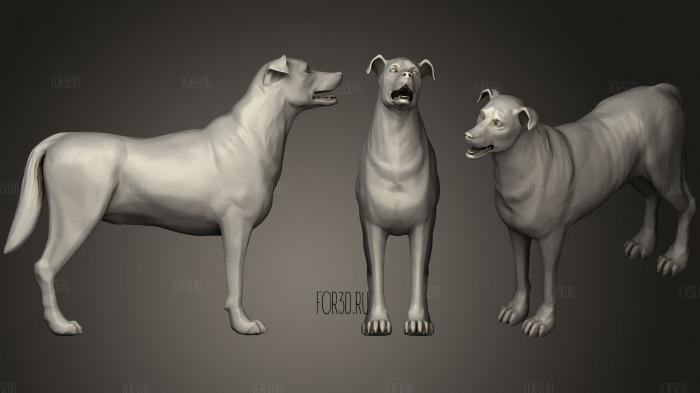 Dog Collie D 3d stl модель для ЧПУ